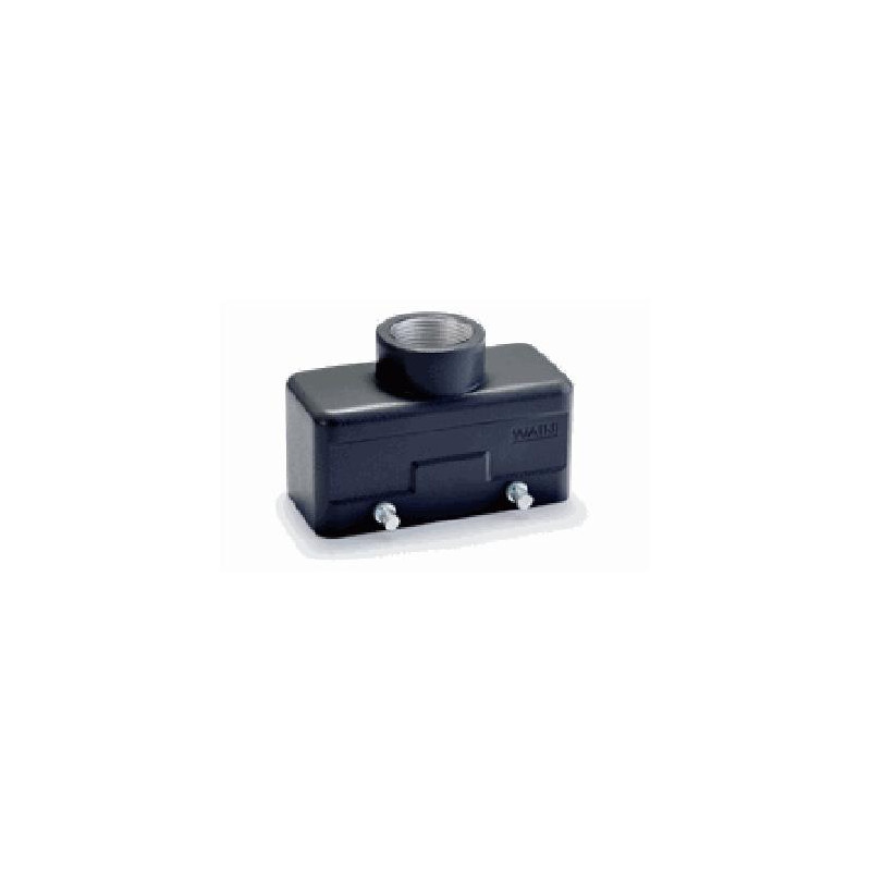 Capot 16B, Aluminium moulé sous pression, acier inoxydable, IP67, Sortie verticale, M32